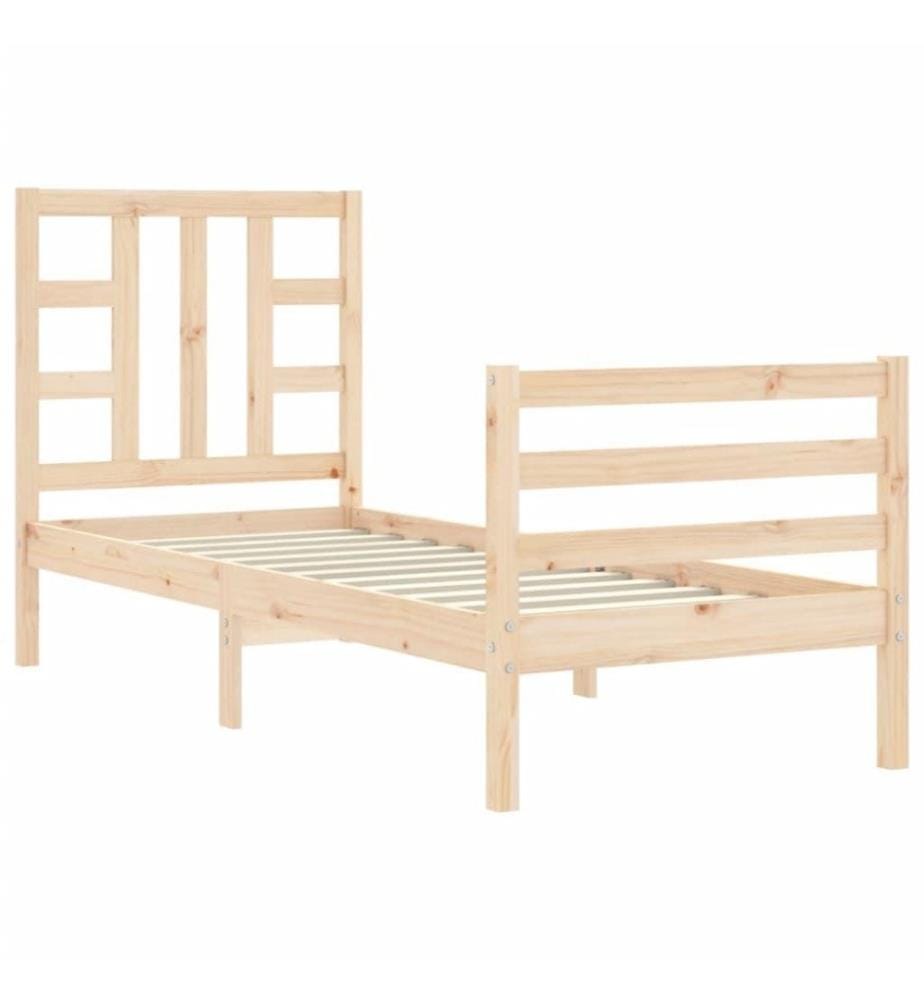Massivholzbett mit Kopfteil 2FT6 Small Single