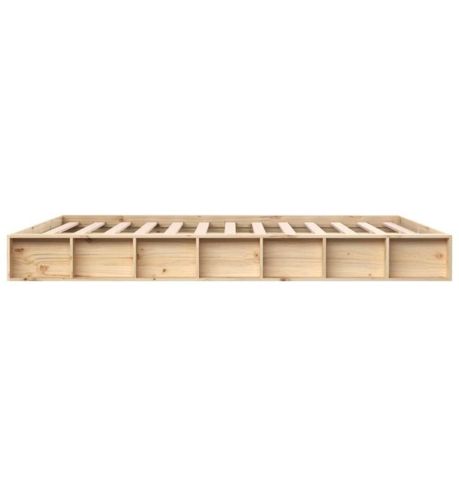Cadre de lit 120x200 cm Bois massif