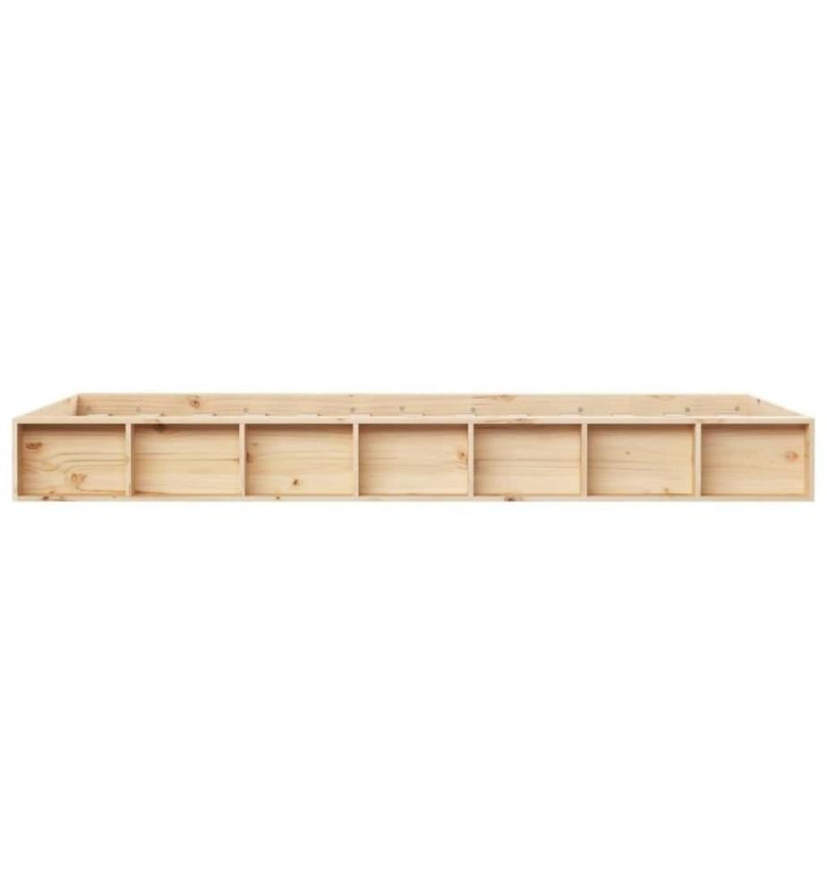 Cadre de lit 140x190 cm Bois massif