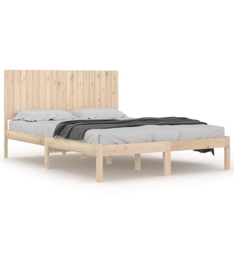 Cadre de lit bois massif 180x200 cm super king