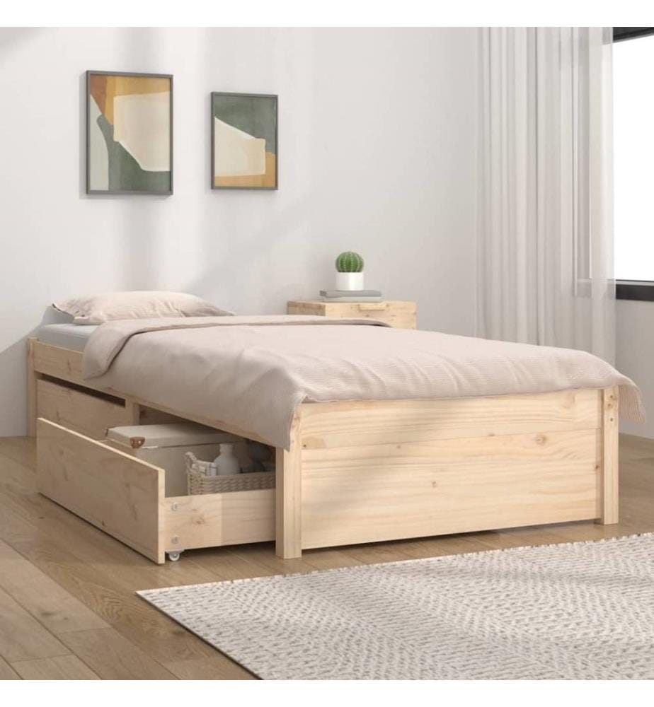 Bett mit Schubladen 90x200 cm