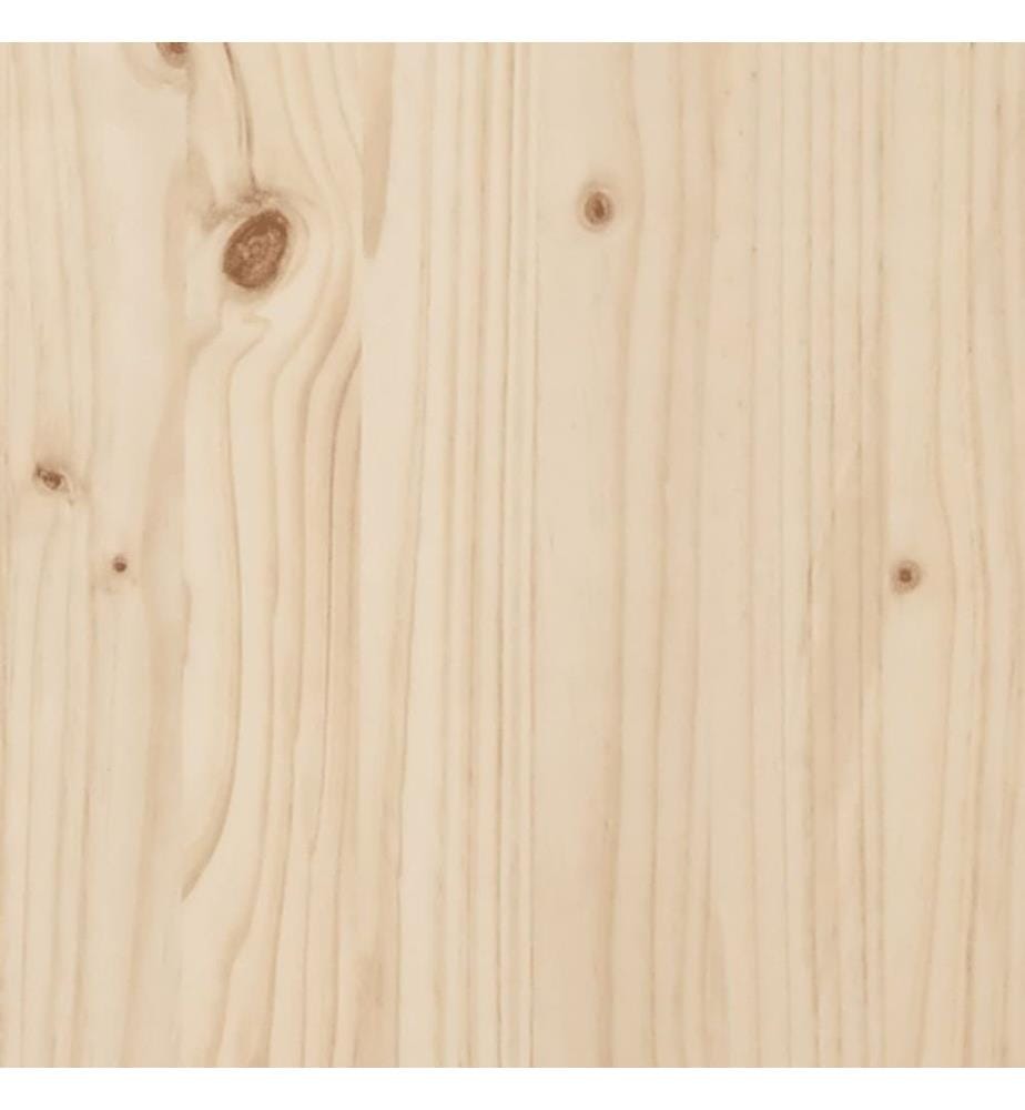 Cadre de lit bois de pin massif 135x190 cm double