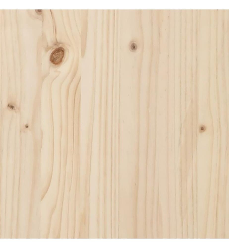 Cadre de lit Bois de pin massif 160x200 cm
