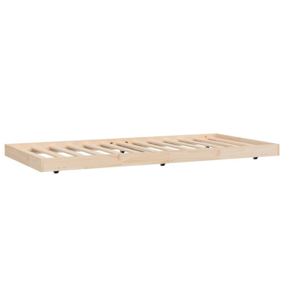 Cadre de lit 90x190 cm Bois de pin massif