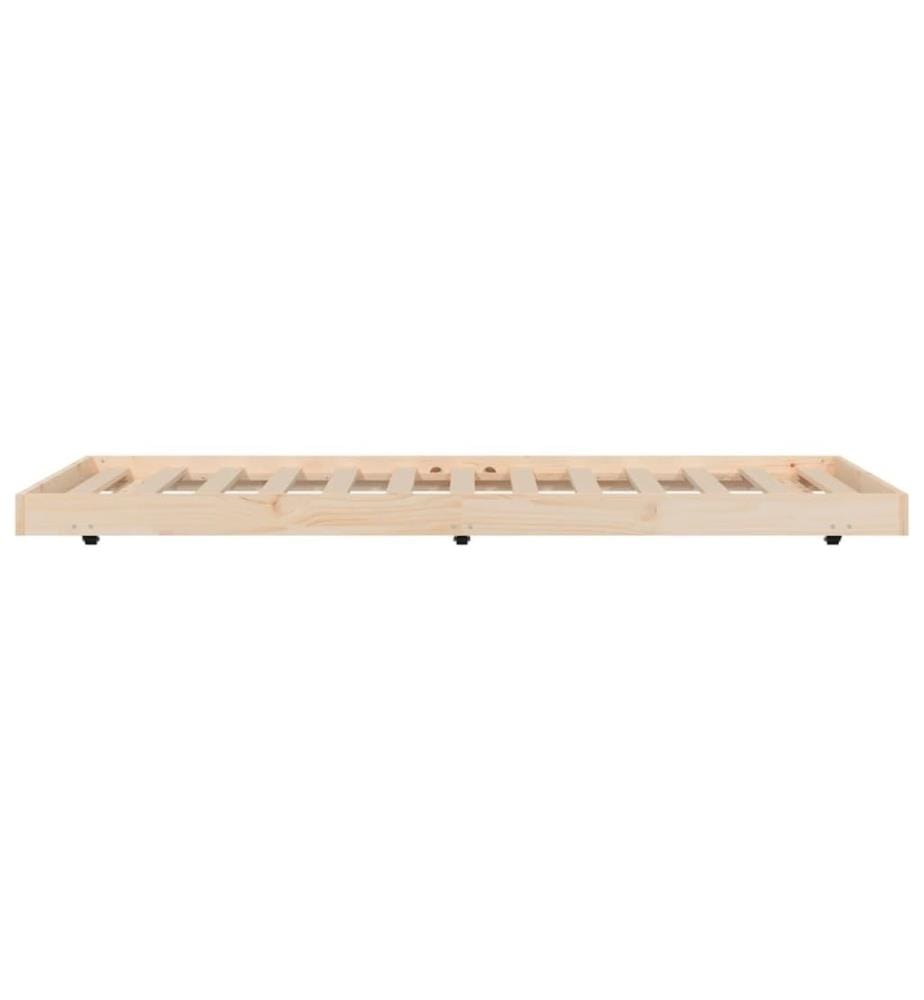 Cadre de lit 90x190 cm Bois de pin massif