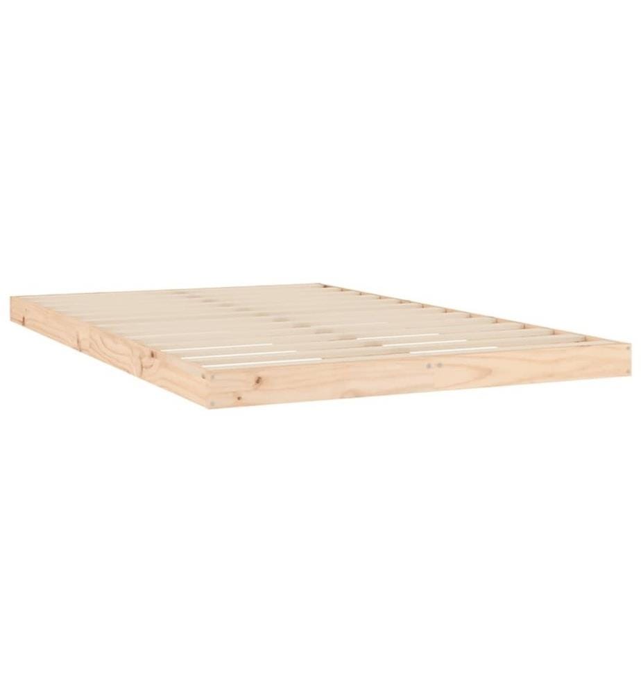Cadre de lit 120x200 cm bois de pin massif