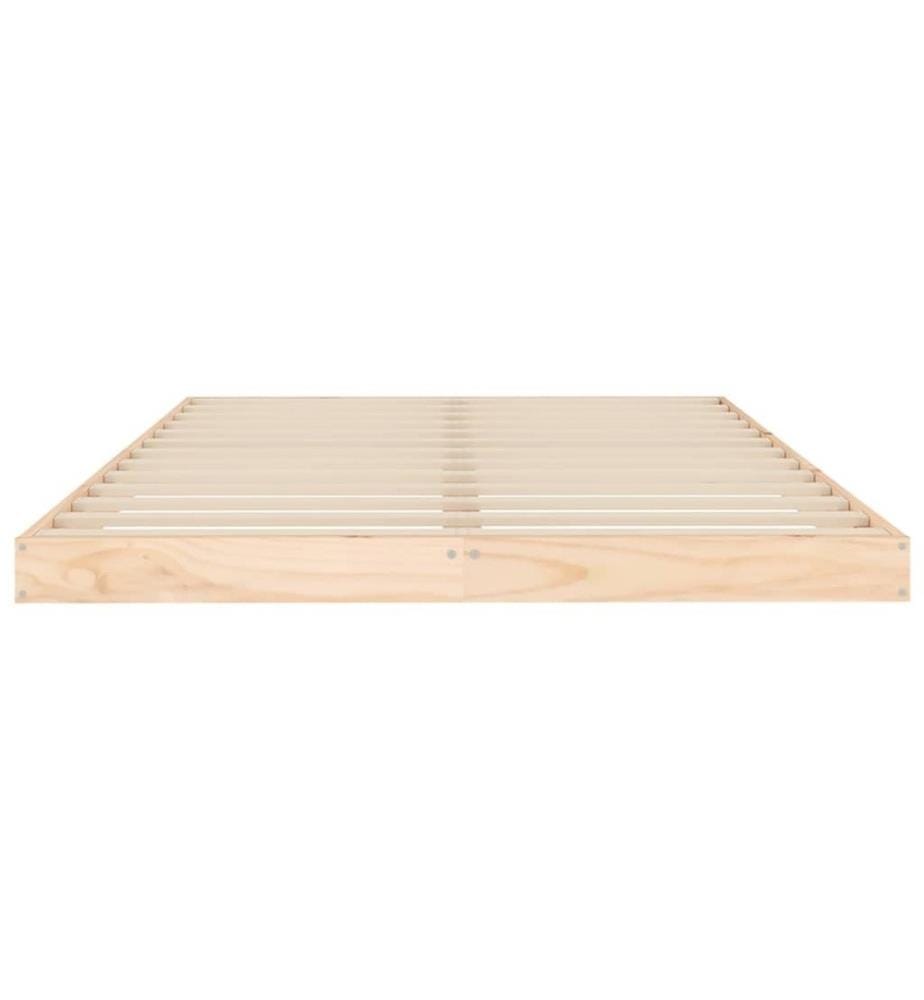 Cadre de lit 120x200 cm bois de pin massif