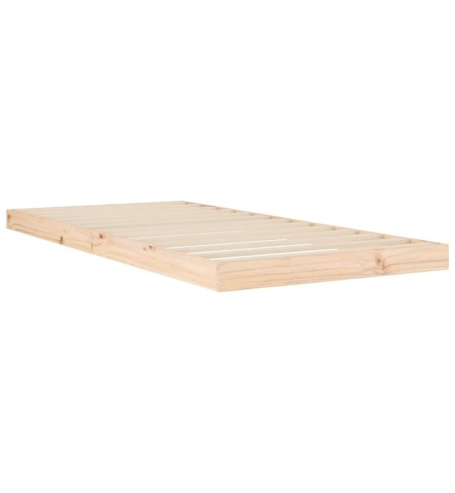 Cadre de lit 90x200 cm Bois de pin massif