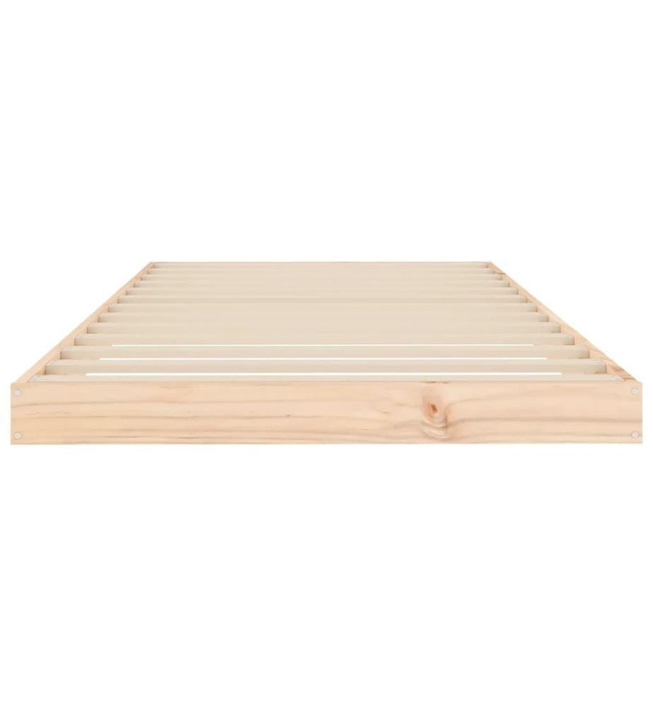 Cadre de lit 90x200 cm Bois de pin massif