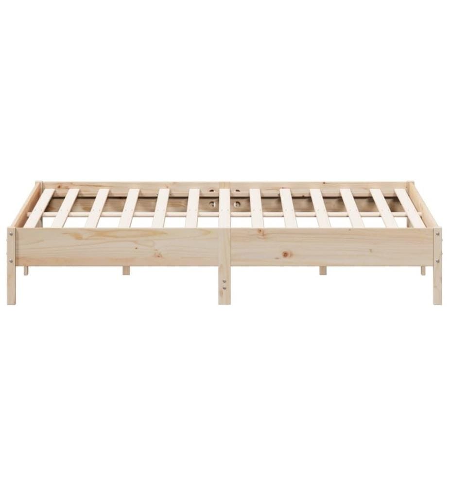 Cadre de lit 180x200 cm bois de pin massif