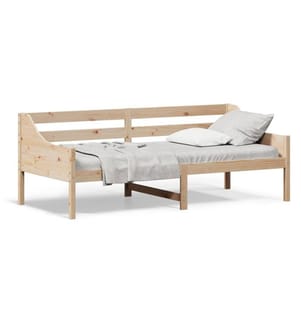 Lit de jour 80x200 cm Bois de pin massif