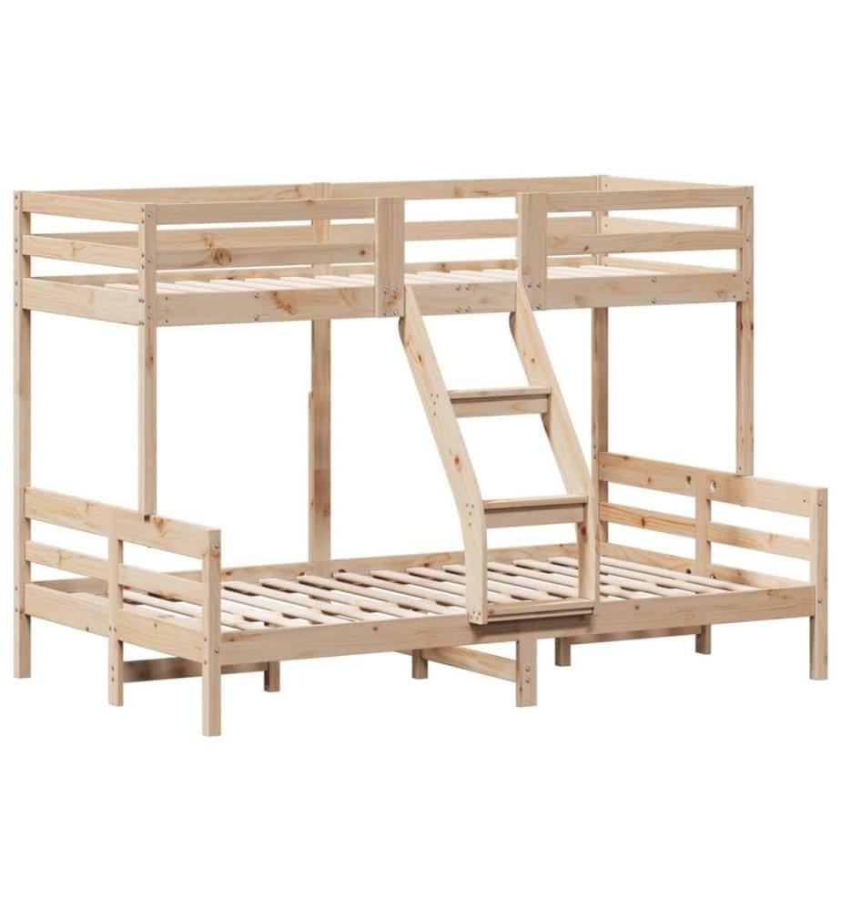 Lit superposé 90x200/120x200 cm bois de pin massif