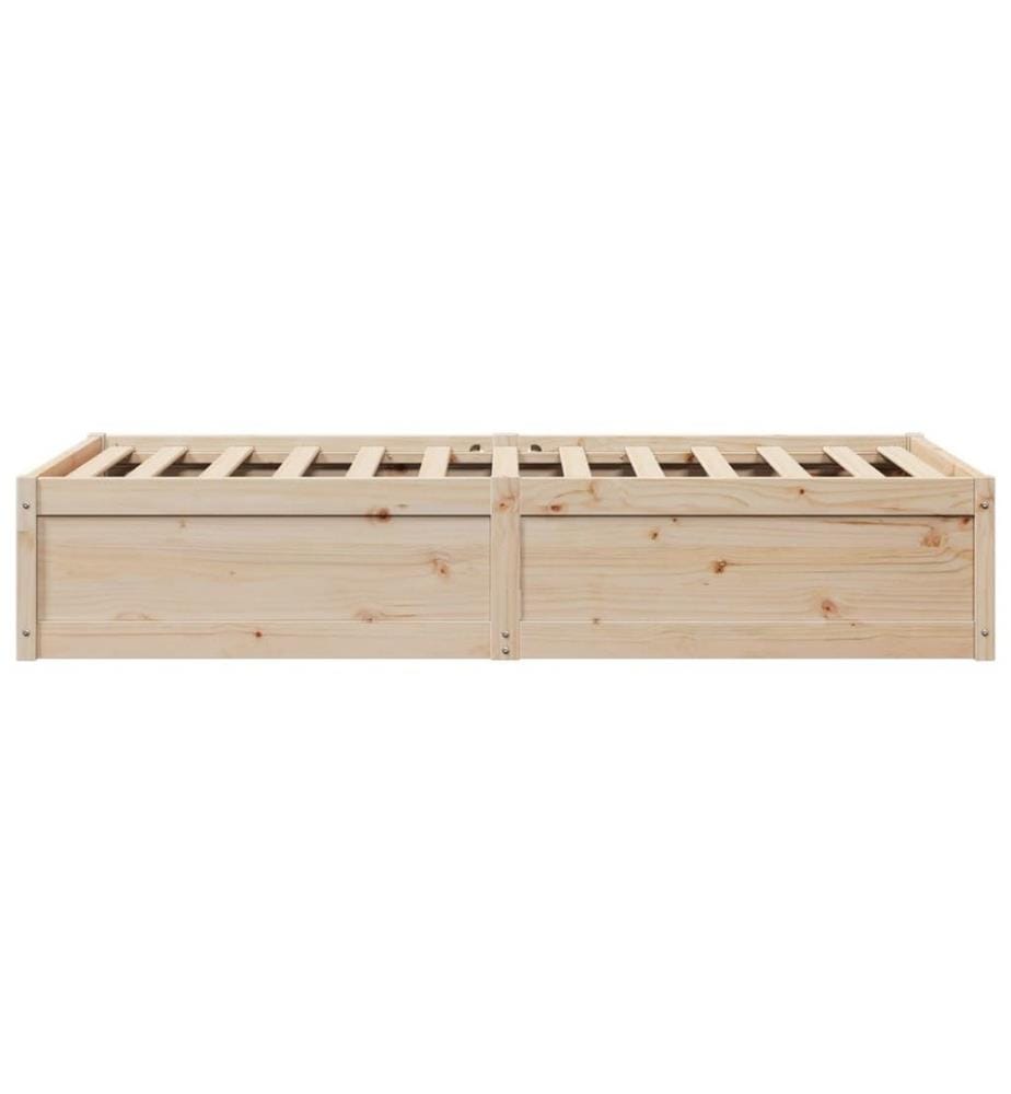Cadre de lit 90x200 cm bois de pin massif