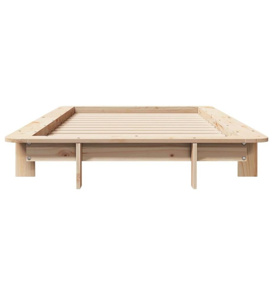 Massivholzbett ohne Matratze 100x200 cm Kiefernholz