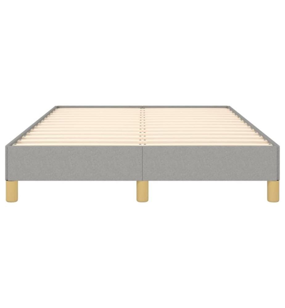 Bettgestell Hellgrau 120x200 cm Stoff