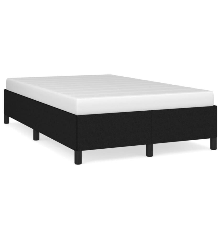 Bettgestell Schwarz 120x200 cm Stoff