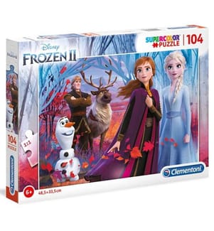 CLEMENTONI -  Puzzle Frozen 2, 104 tlg., 48.5 x 33.5