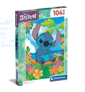CLEMENTONI -  Stitch Puzzle 104 pièces S,  , 48.5 x 33.5 cm