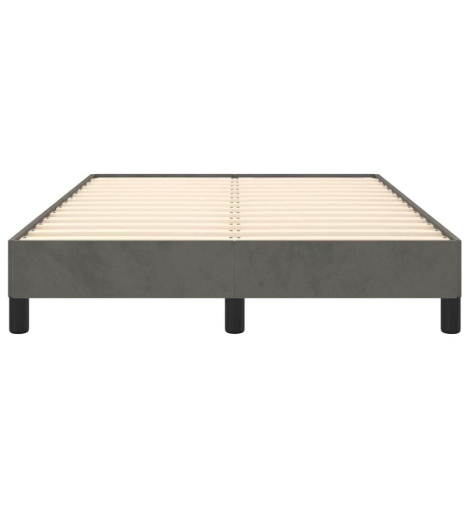 Bettgestell Dunkelgrau 120x200 cm Samt
