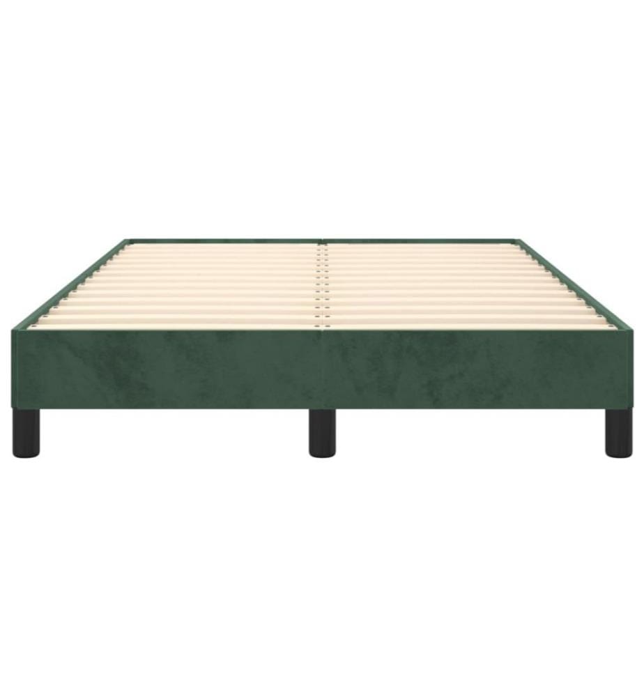Bettgestell Dunkelgrün 120x200 cm Samt