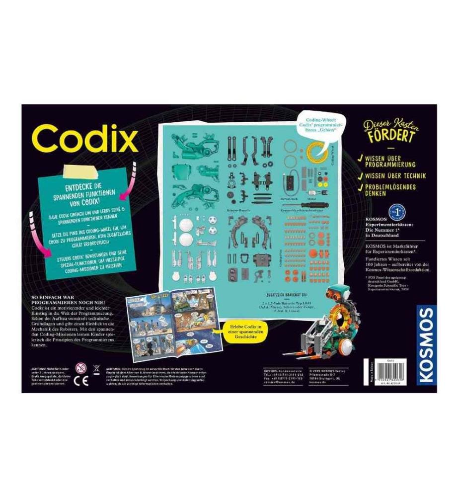 KOSMOS - Experimentierkasten Codix – Dein mechanischer Coding-Roboter