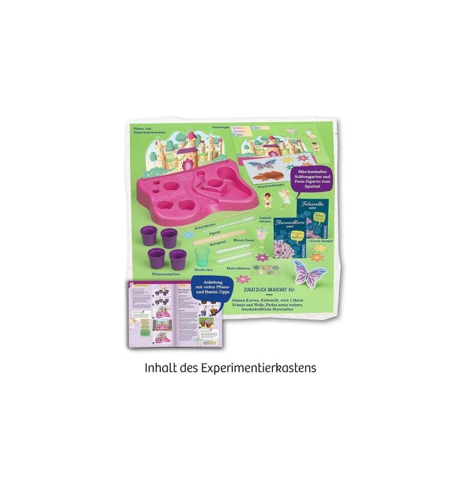 Kit De Experimentos Kosmos Feen-Garten Para Niños - Jardín De Hadas Con Plantas Y Actividades Para +6 Años