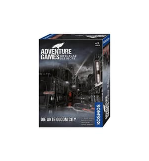 KOSMOS - Familienspiel Adventure Games: Die Akte Gloom City