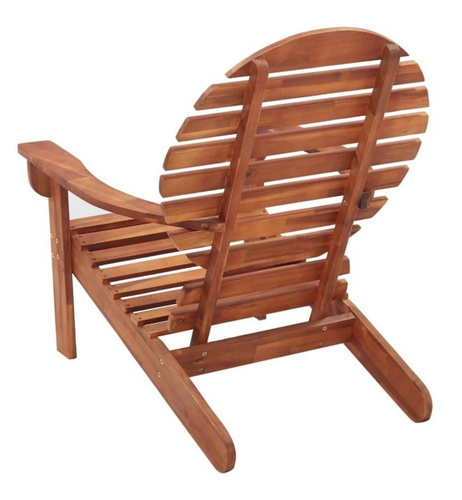 Chaise Adirondack Bois d'acacia massif