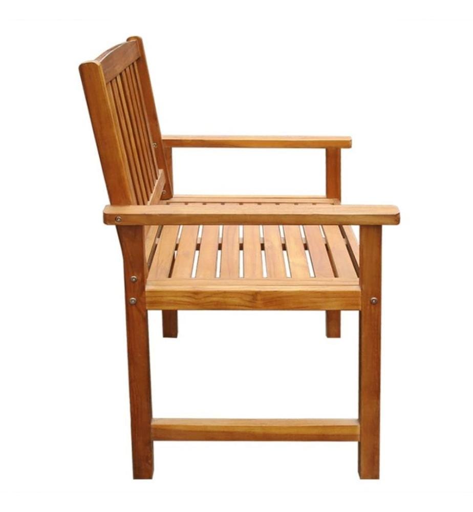 Chaises de jardin 2 pcs Bois d'acacia massif Marron