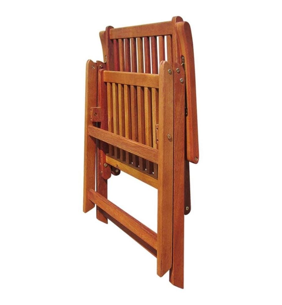 Chaises pliables de jardin 4 pcs Bois d'acacia solide