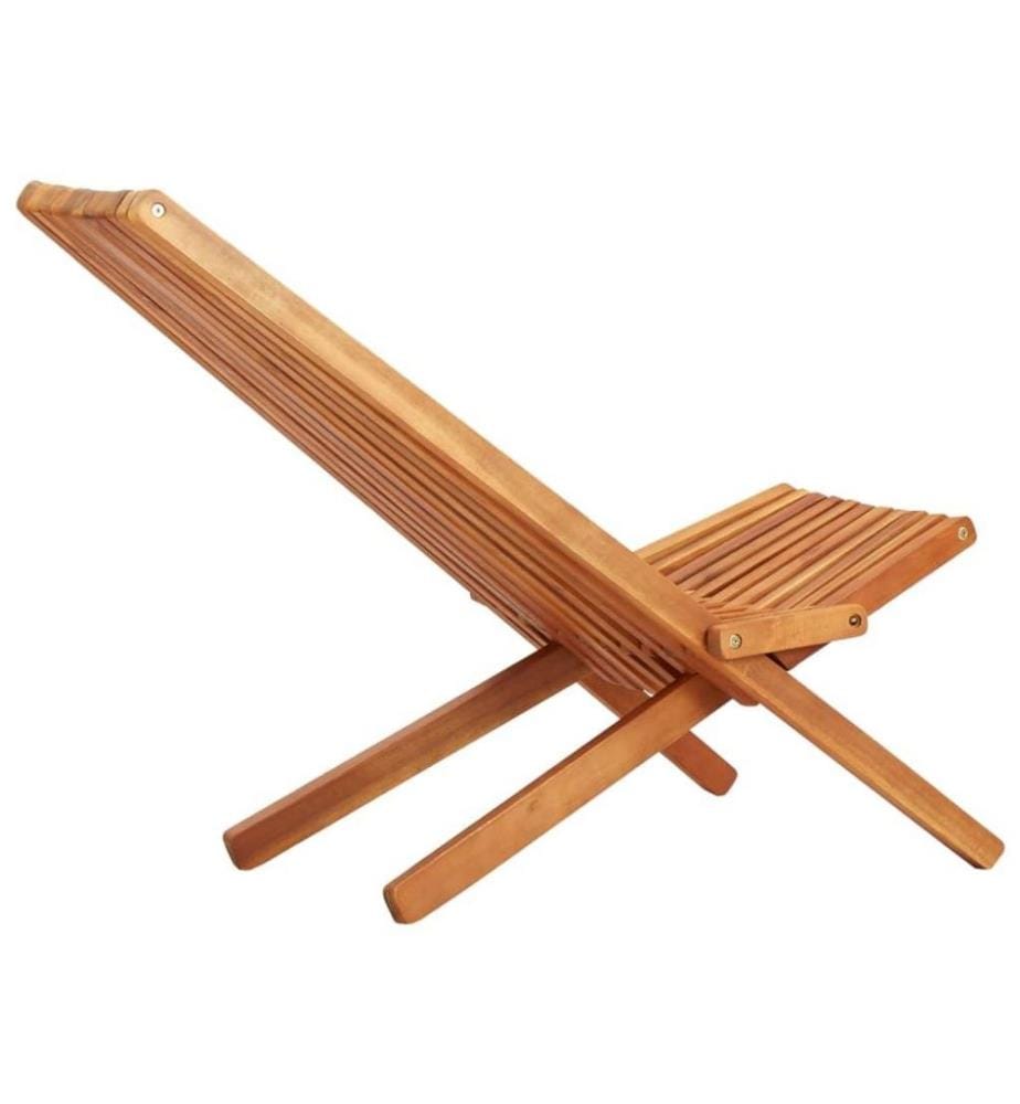 Chaise pliable d'extérieur Bois d'acacia solide