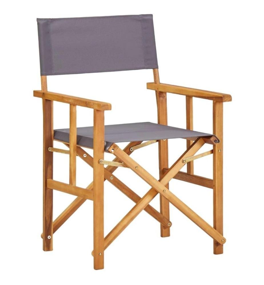 Chaises de metteur en scène 2 pcs Bois massif d'acacia
