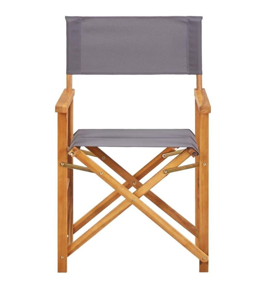 Chaises de metteur en scène 2 pcs Bois massif d'acacia