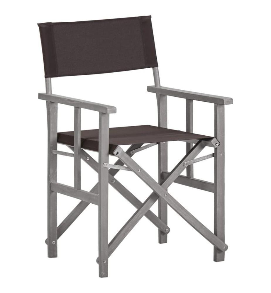 Chaises de metteur en scène 2 pcs Bois massif d'acacia