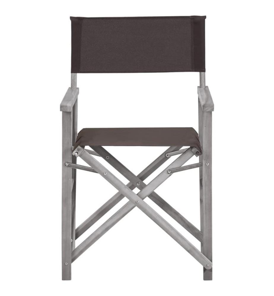 Chaises de metteur en scène 2 pcs Bois massif d'acacia
