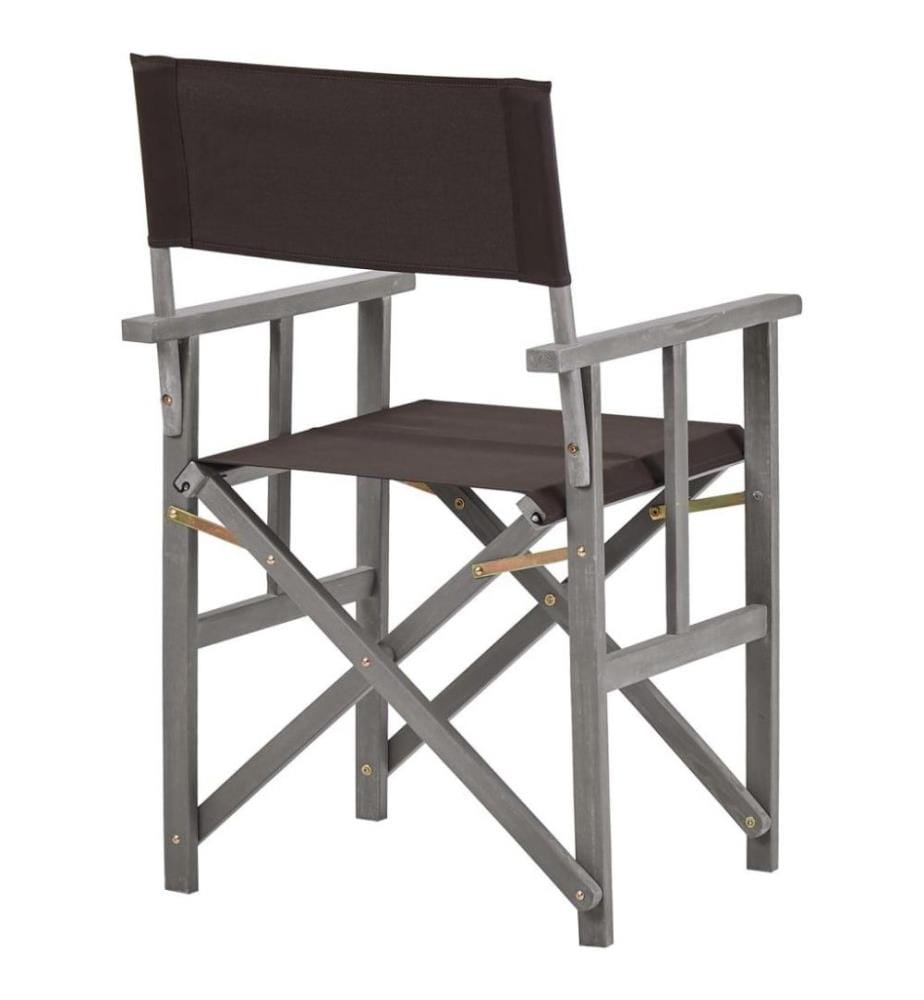 Chaises de metteur en scène 2 pcs Bois massif d'acacia