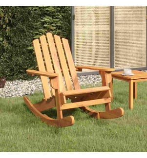 Adirondack-Schaukelstuhl Massivholz Akazie