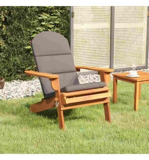 Adirondack-Gartenstuhl mit Kissen Massivholz Akazie