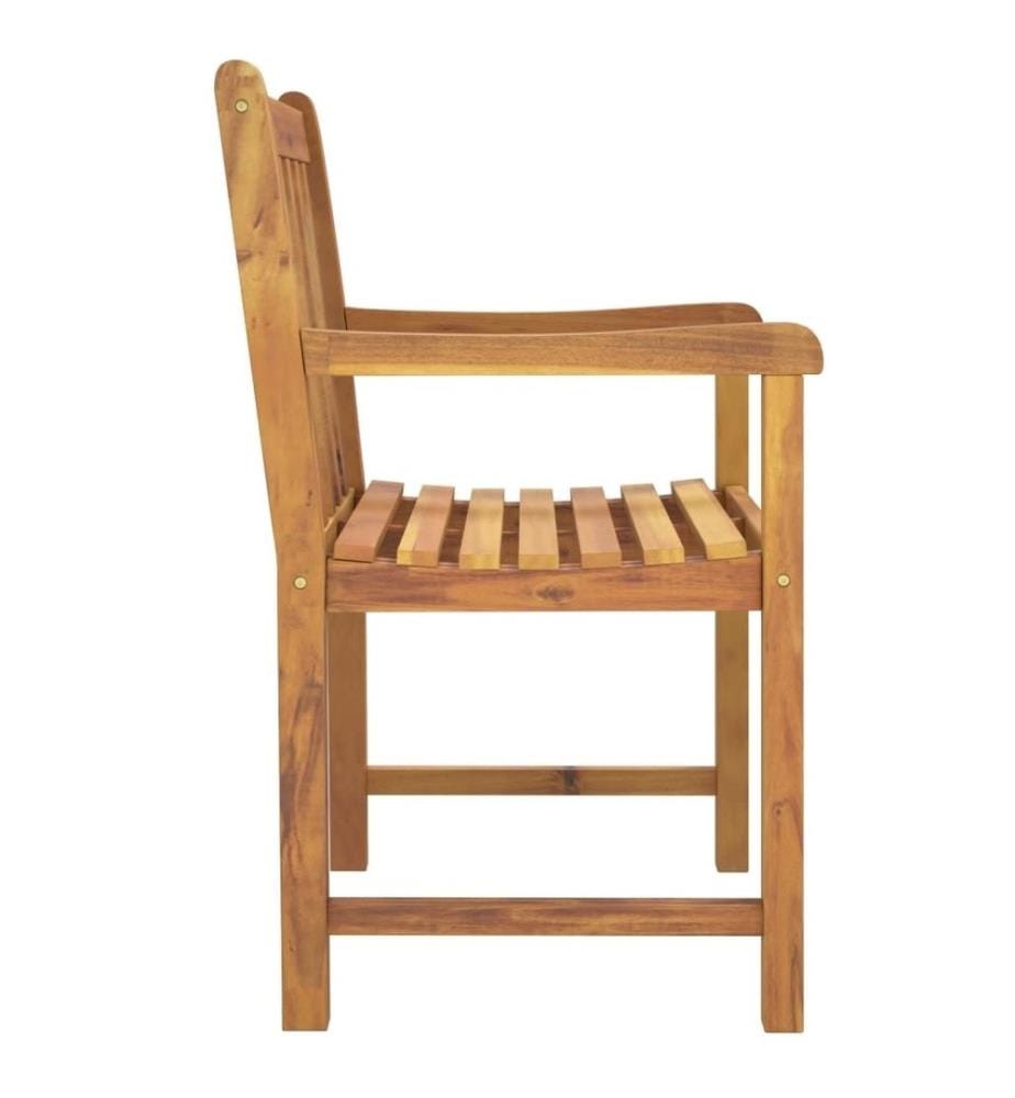 Gartenstühle 6 Stk. 56x55,5x90 cm Massivholz Akazie
