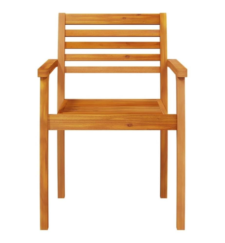 Gartenstühle 6 Stk. 59x55x85 cm Massivholz Akazie