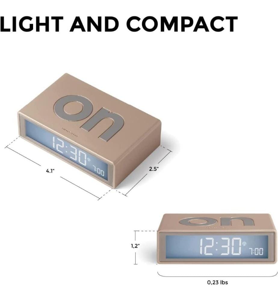 LEXON Lexon Flip & Wake Morning Alarm Clock, Rev… DeinDeal