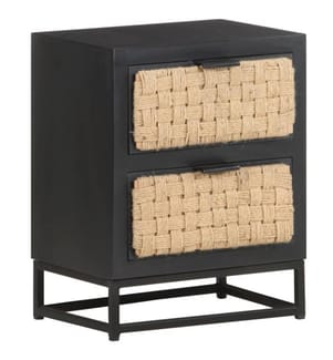 Nachttisch 40x30x50 cm Massivholz Mango