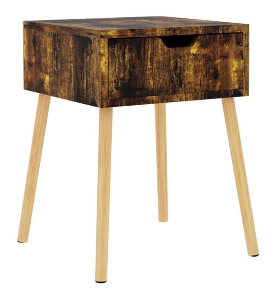 Nachttisch Räuchereiche 40x40x56 cm Holzwerkstoff