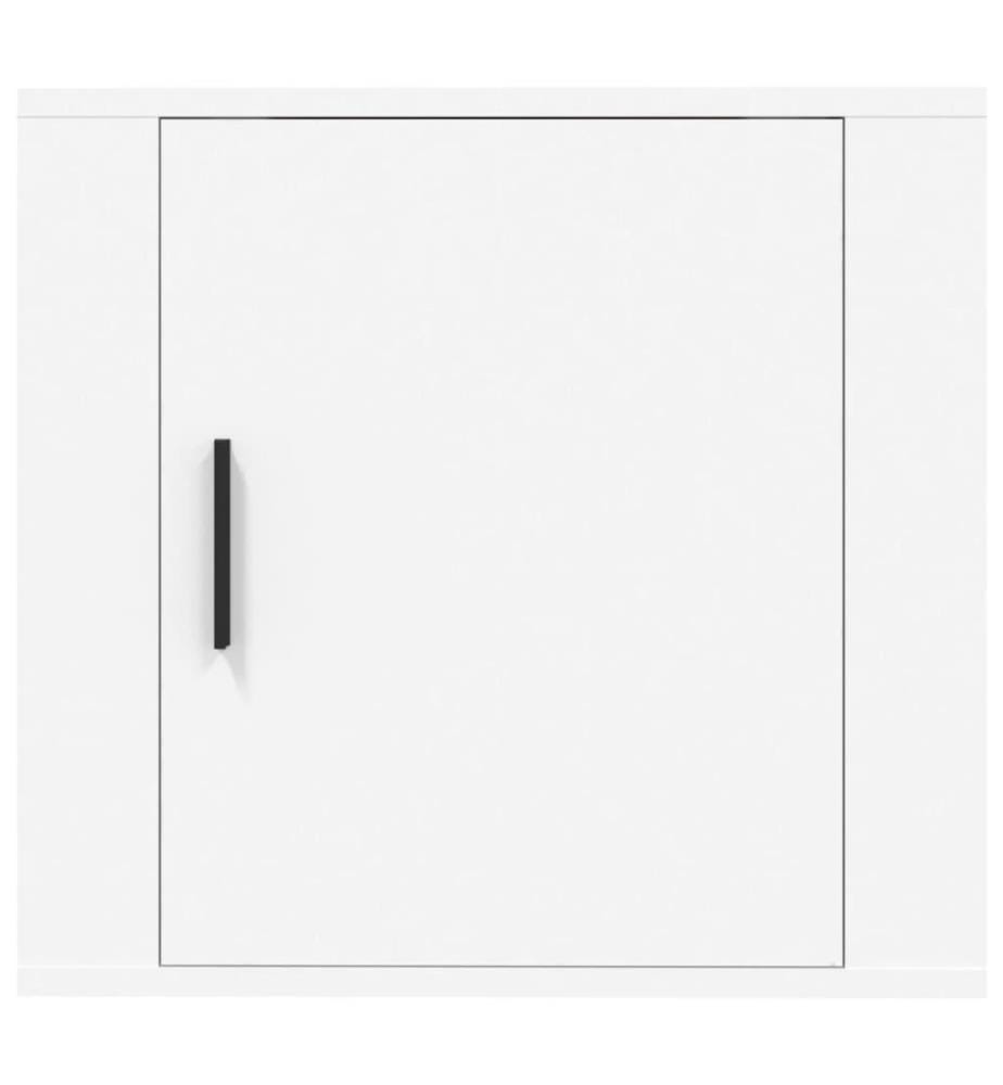 Wand-Nachttisch Weiss 50x30x47 cm