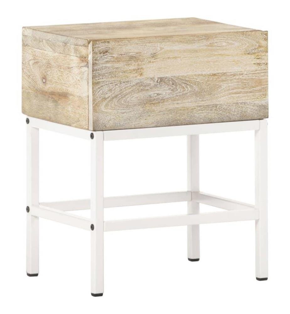 Nachttisch 40x30x50 cm Mango Massivholz