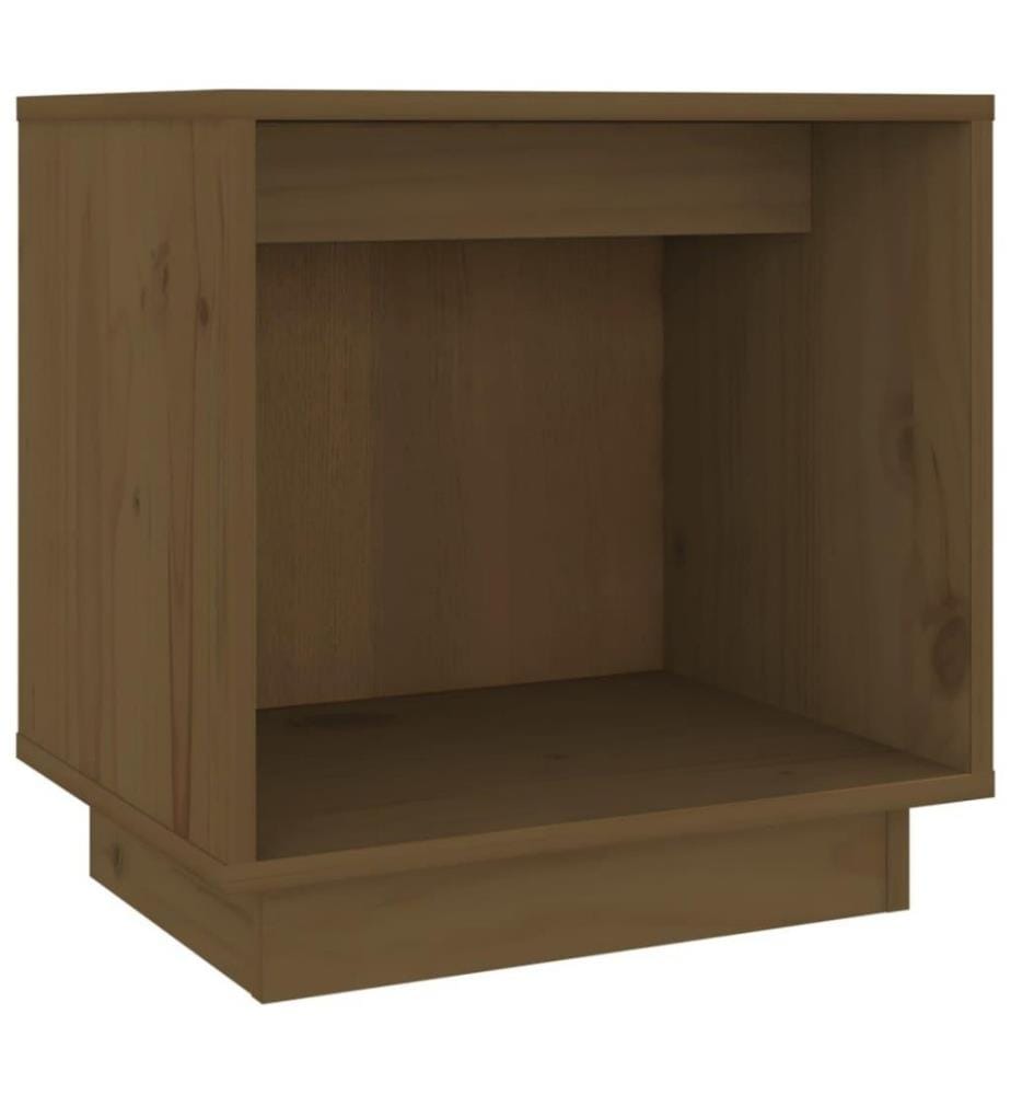 Nachttisch Honigbraun 40x30x40 cm Massivholz Kiefer