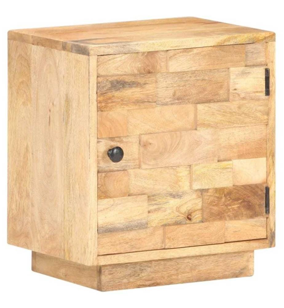 Nachttisch 40x30x45 cm Massivholz Mango