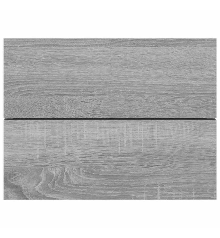Nachttisch Grau Sonoma 40x30x30 cm Holzwerkstoff