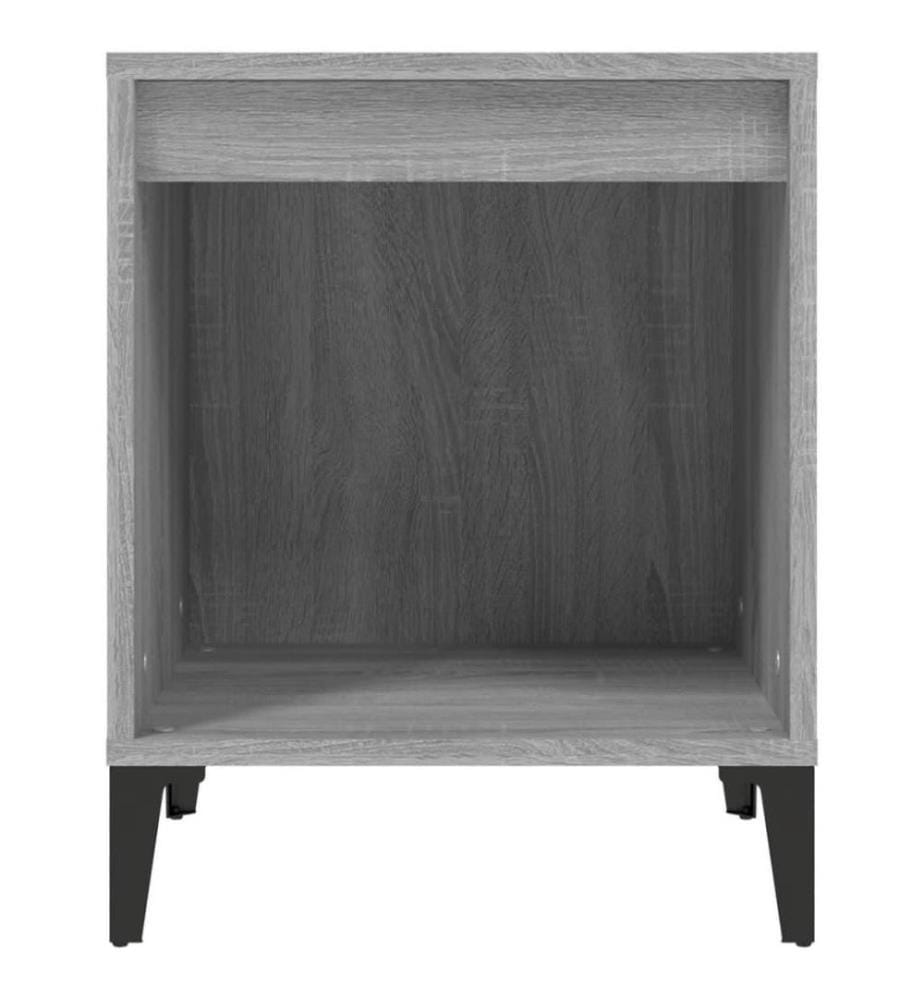 Nachttisch Grau Sonoma 40x35x50 cm