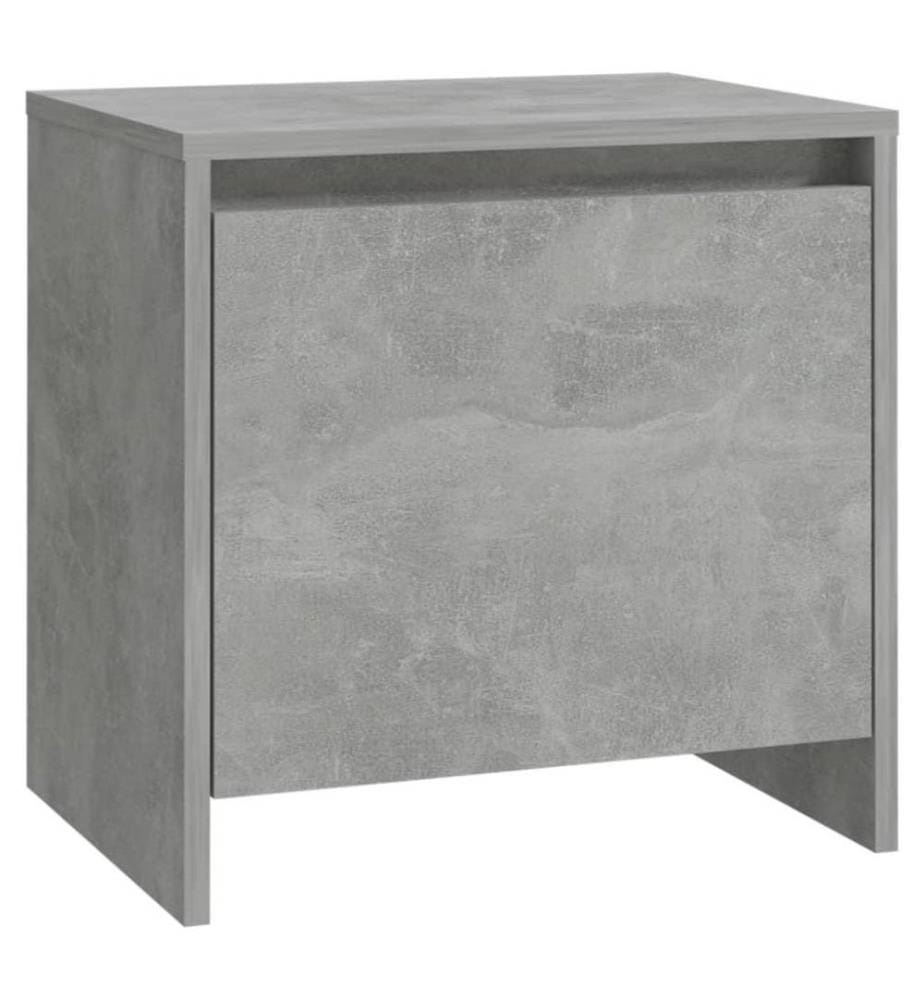 Nachttisch Betongrau 45x34x44,5 cm Holzwerkstoff